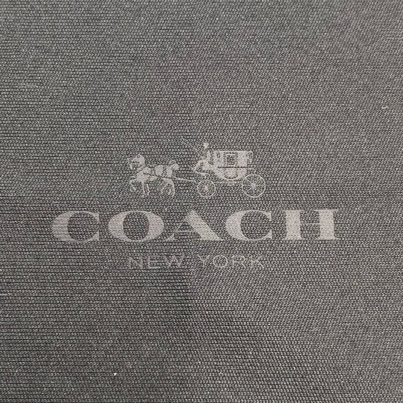 Coach Eye Glasses - Sunglasses Case w/Lenses Cleaner Cloth Black - Picture 6 of 8